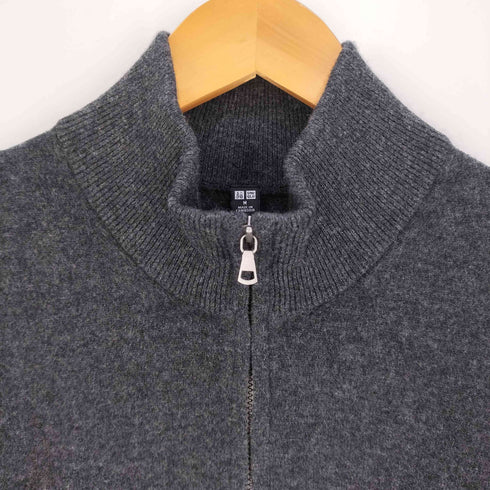 ユニクロ UNIQLO カシミヤハーフジップセーター メンズ JPN:M