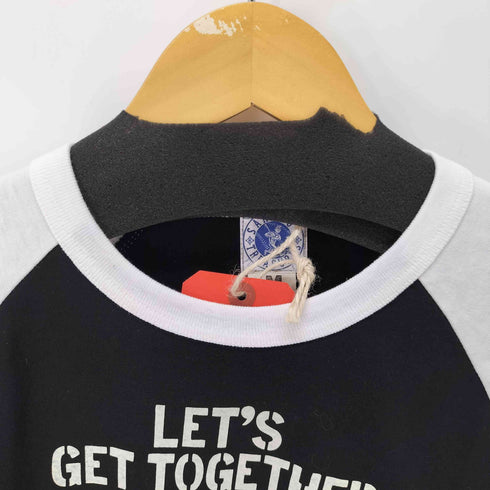 BO’S GLAD RAGS Raglan Sleeve Elbow Length Cotton Baseball Jersey メンズ M