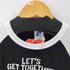 BO’S GLAD RAGS Raglan Sleeve Elbow Length Cotton Baseball Jersey メンズ M