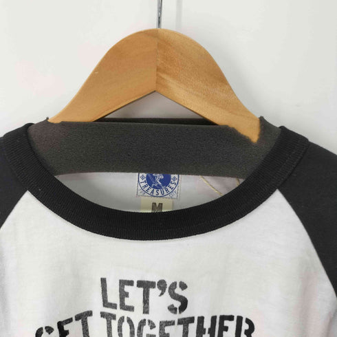 BO’S GLAD RAGS Raglan Sleeve Elbow Length Cotton Baseball Jersey メンズ M