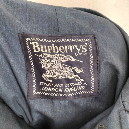 バーバリーズ BURBERRYS 70~80S 玉虫 ステンカラーコート メンズ
