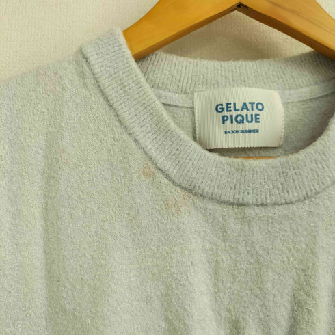 ジェラートピケオム Gelato Pique Homme 24ss 【COOL】しろくまアイスジャガードプルオーバー メンズ M