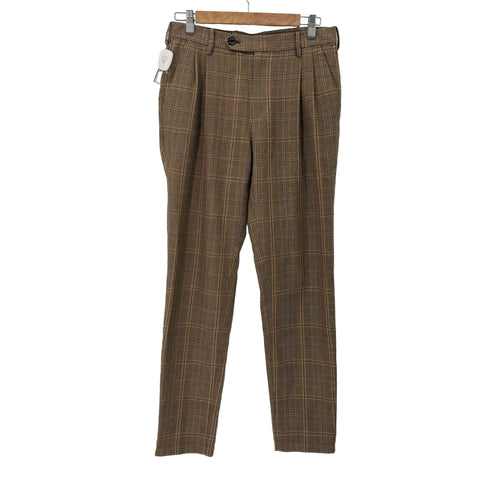 ブラックレーベルクレストブリッジ BLACK LABEL CRESTBRIDGE 2タック チェック スラックス メンズ M
