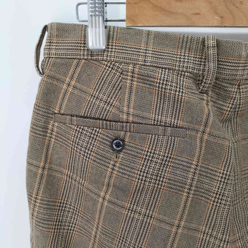 ブラックレーベルクレストブリッジ BLACK LABEL CRESTBRIDGE 2タック チェック スラックス メンズ M