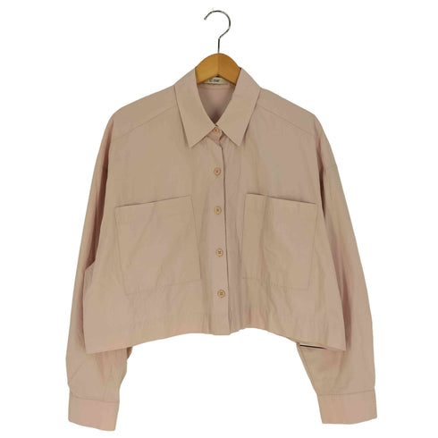 El mar コットンポケットクロップドシャツ レディース ONE SIZE
