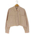 El mar コットンポケットクロップドシャツ レディース ONE SIZE