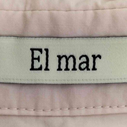El mar コットンポケットクロップドシャツ レディース ONE SIZE