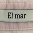 El mar コットンポケットクロップドシャツ レディース ONE SIZE