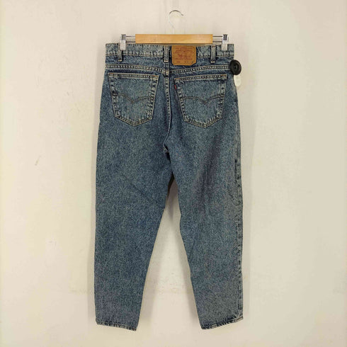 リーバイス Levis USA製 ボタン裏501刻印 550 テーパードデニムパンツ ケミカルウォッシュ メンズ 34inch