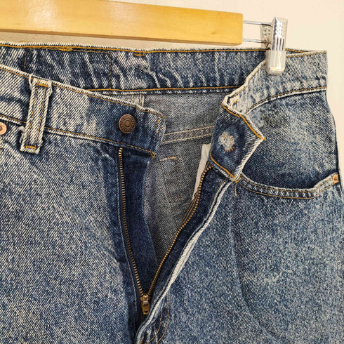 リーバイス Levis USA製 ボタン裏501刻印 550 テーパードデニムパンツ ケミカルウォッシュ メンズ 34inch