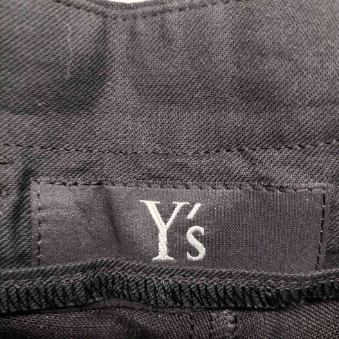ワイズ Ys 19SS ステッチデザイン リネンレーヨンワイドスラックス レディース 1