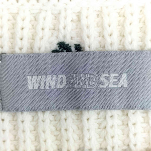 ウィンダンシー WIND AND SEA コットンアクリル Vネック ニットベスト メンズ JPN:M