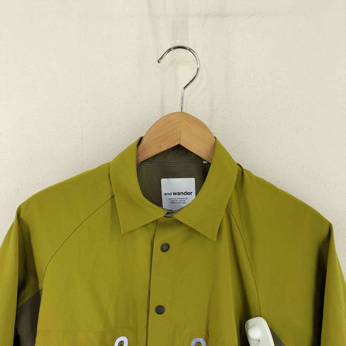 アンドワンダー and wander tech short sleeve shirt メンズ JPN:2