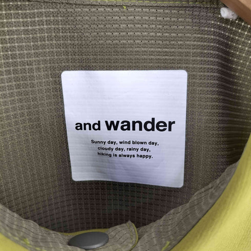 アンドワンダー and wander tech short sleeve shirt メンズ JPN:2