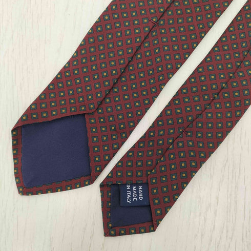 ポロバイラルフローレン Polo by RALPH LAUREN イタリア製 シルク 総柄ネクタイ メンズ