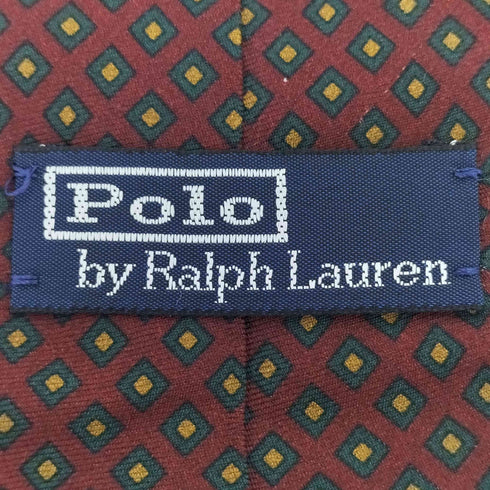 ポロバイラルフローレン Polo by RALPH LAUREN イタリア製 シルク 総柄ネクタイ メンズ