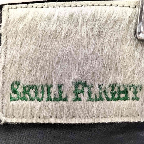 SKULL FLIGHT フェイクレザーフレアパンツ メンズ 29