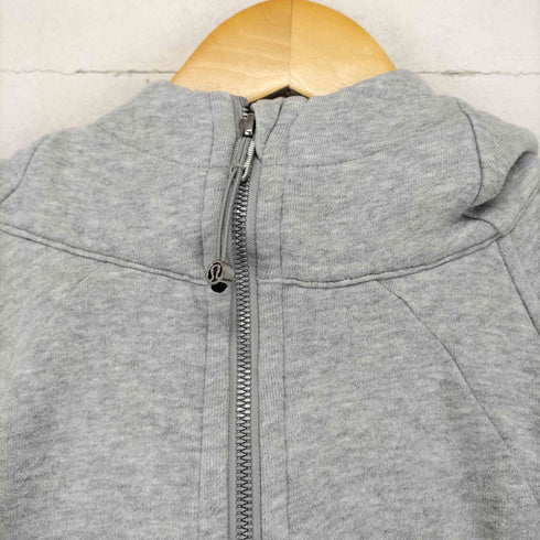 ルルレモン lululemon フードロゴ刺繍ジップパーカー レディース US:12