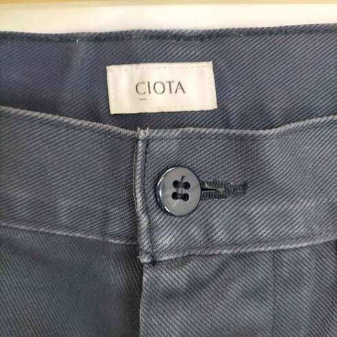 シオタ CIOTA CTN Twill Baker Pants Stone Bio ベイカーパンツ メンズ 5