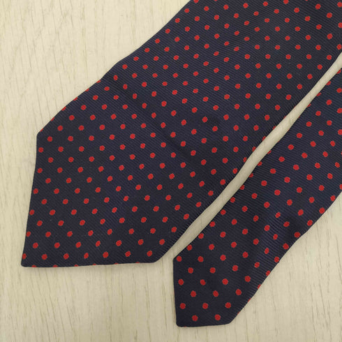 ラルフローレン RALPH LAUREN MADE BY HAND ドット シルクネクタイ メンズ