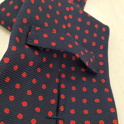 ラルフローレン RALPH LAUREN MADE BY HAND ドット シルクネクタイ メンズ