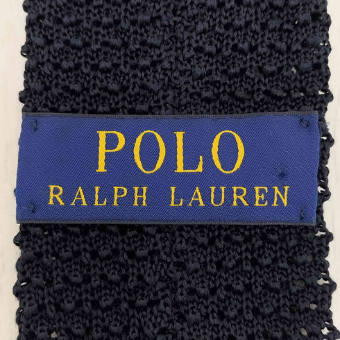 ポロラルフローレン POLO RALPH LAUREN HAND MADE IN ITALY イタリア製 シルクニットネクタイ メンズ