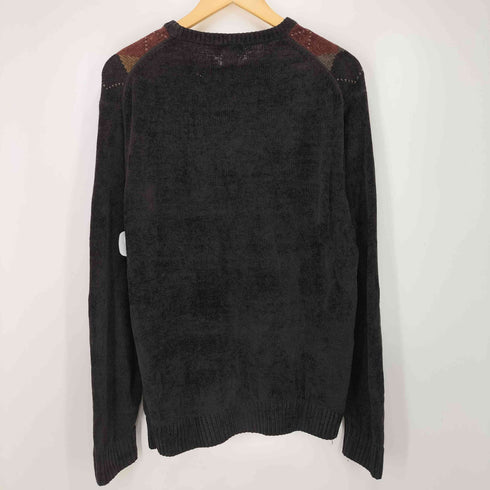 ドッカーズ DOCKERS アーガイル ベルベット クルーネック ニット メンズ import:XL