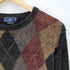 ドッカーズ DOCKERS アーガイル ベルベット クルーネック ニット メンズ import:XL