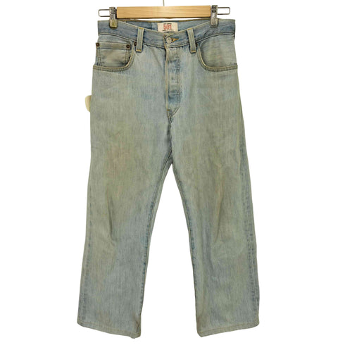 リーバイス Levis 00S 501 STRAIGHT LEG BUTTON FLY ウォッシュド デニム パンツ メンズ W33 L32