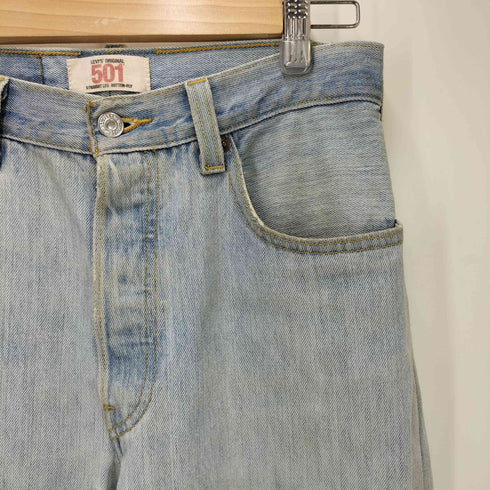リーバイス Levis 00S 501 STRAIGHT LEG BUTTON FLY ウォッシュド デニム パンツ メンズ W33 L32