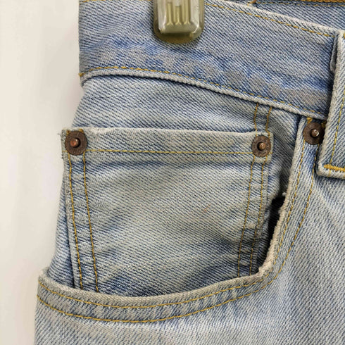 リーバイス Levis 00S 501 STRAIGHT LEG BUTTON FLY ウォッシュド デニム パンツ メンズ W33 L32