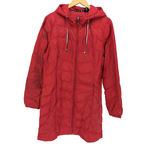 トミーヒルフィガー TOMMY HILFIGER フード ダウンコート レディース import:L