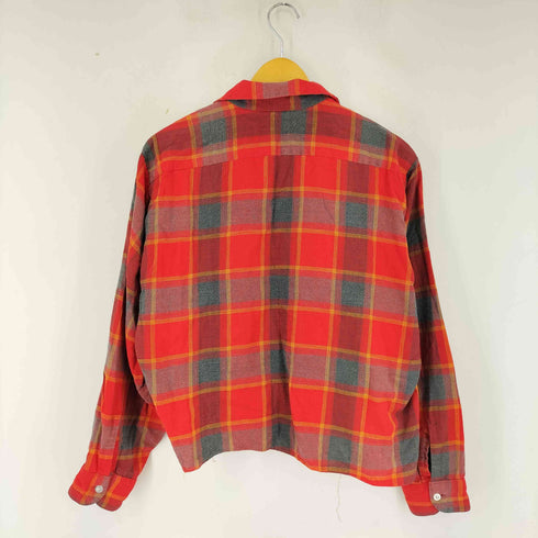 ヴァンヒューゼン VAN HEUSEN 60s VANOPRESS タータンチェックシャツ メンズ 16-16 1/2