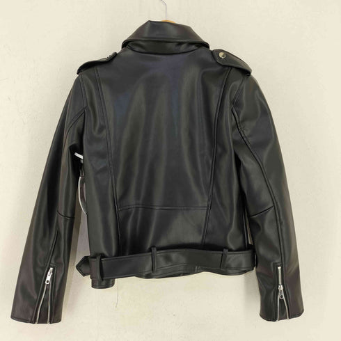ザラ ZARA FAUX LEATHER JACKET レディース import:M