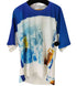 プリーツプリーズイッセイミヤケ PLEATS PLEASE ISSEY MIYAKE 23SS ICEBERG 水面プリントショートスリーブTシャツ レディース
