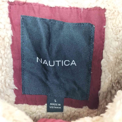 ノーティカ NAUTICA 裏ボア ファー付 ショート コート レディース import:L