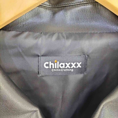 CHILAXXX フェイクレザージャケット メンズ