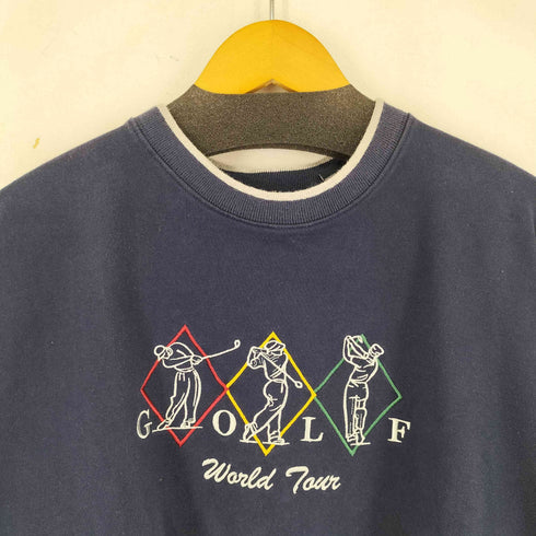 FOCUS AMERICA 刺繍 クルーネックスウェット メンズ JPN:XXL