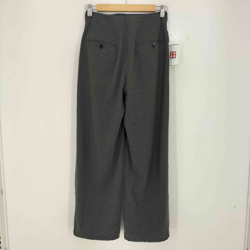 ビューティーアンドユースユナイテッドアローズ BEAUTY & YOUTH UNITED ARROWS 23SS タック ワイドストレート パンツ レディース JPN:M