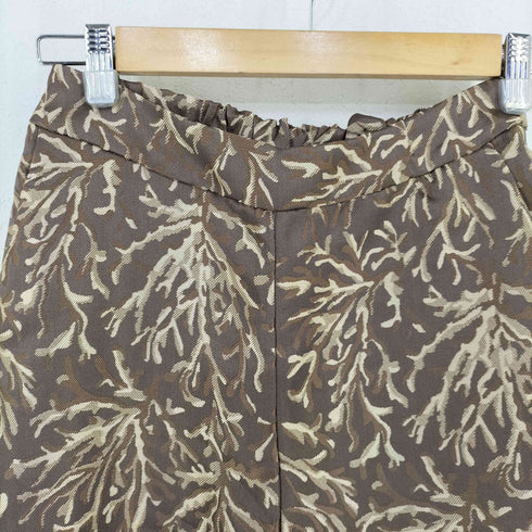 オメカシ omekashi ジャガード総柄パンツ レディース JPN:38