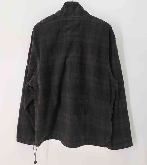IZOD チェック ハーフジップフリースジャケット メンズ JPN:XL
