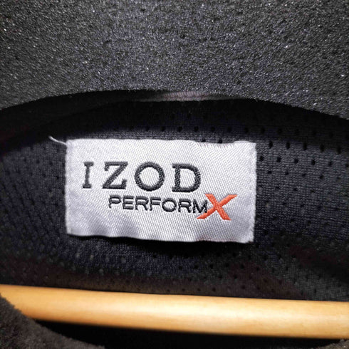 IZOD チェック ハーフジップフリースジャケット メンズ JPN:XL
