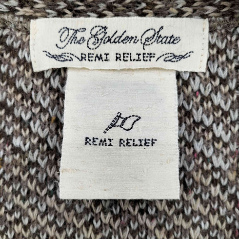 レミレリーフ REMI RELIEF ウールブロックJQ カーデ レディース JPN:M