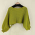 レトロガール RETRO GIRL テープヤーンショートニット レディース FREE