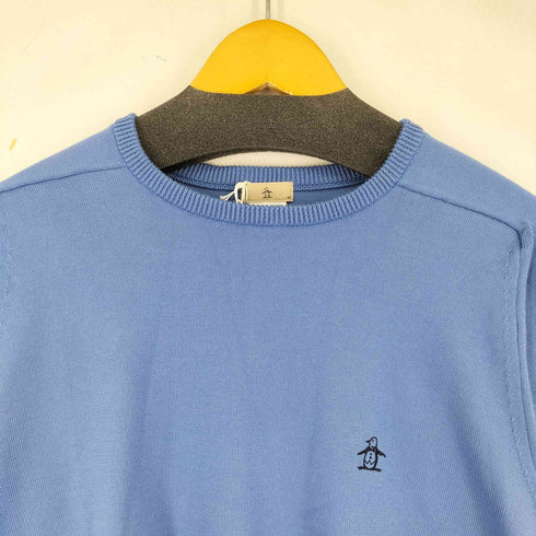 マンシングウェア Munsingwear コットンサドルショルダー クルーネックセーター メンズ JPN:M