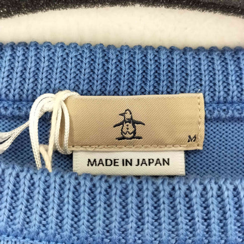 マンシングウェア Munsingwear コットンサドルショルダー クルーネックセーター メンズ JPN:M