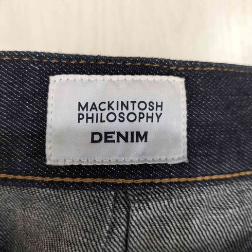 マッキントッシュフィロソフィー MACKINTOSH PHILOSOPHY コットンリネンデニムプリーツスカート レディース JPN:36
