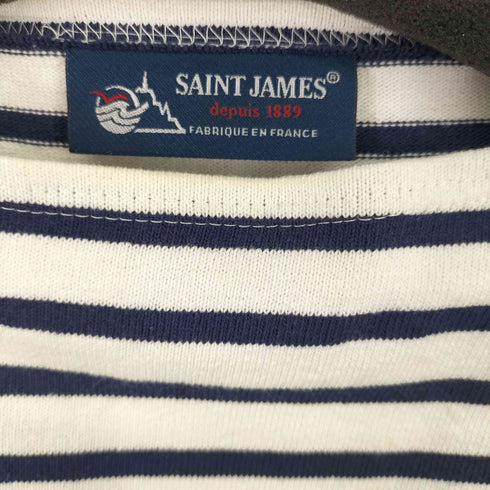 セントジェームス SAINT JAMES ボーダーバスクシャツ メンズ M