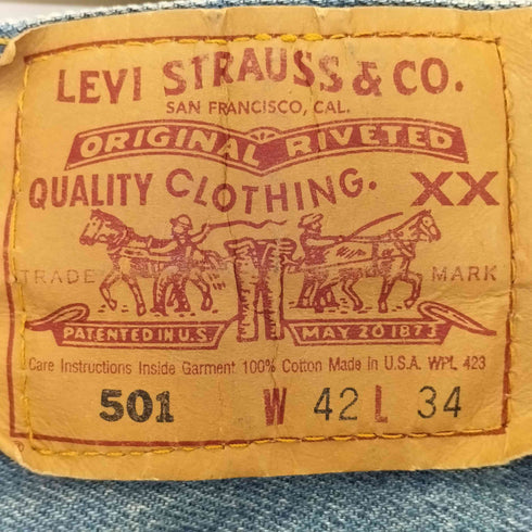 リーバイス Levis 90s USA製 501 デニムハーフパンツ メンズ W42