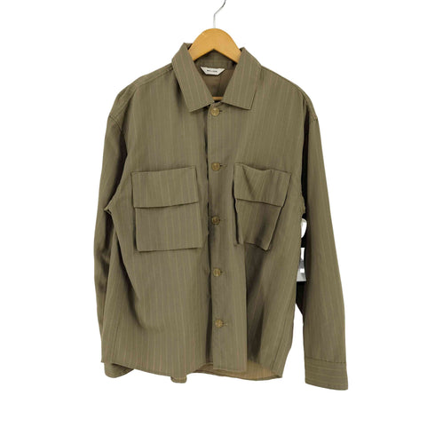 ウェルダー WELLDER ストライプ シャツジャケット メンズ